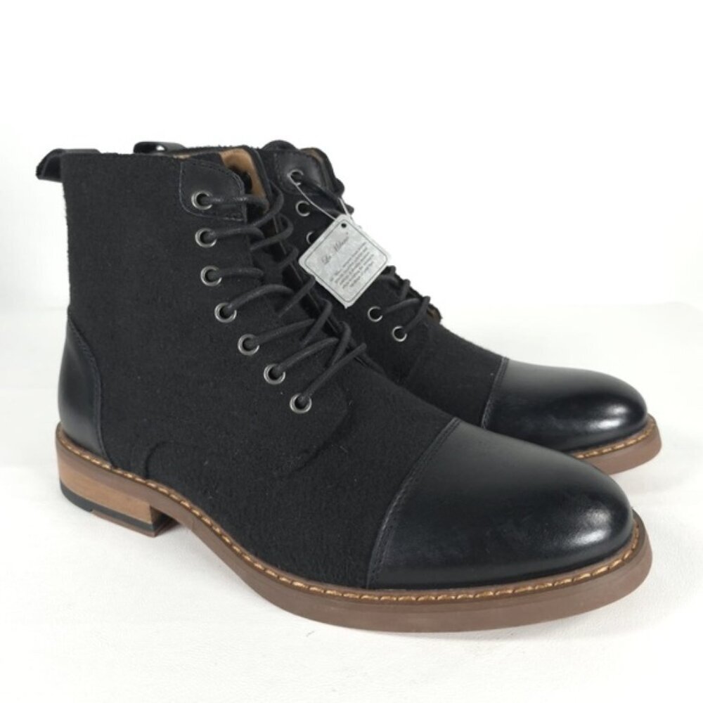 LA MILANO Men's STANCE II GENUINE LEATHER UPPER B51712-1 Oxford Boots Size 7